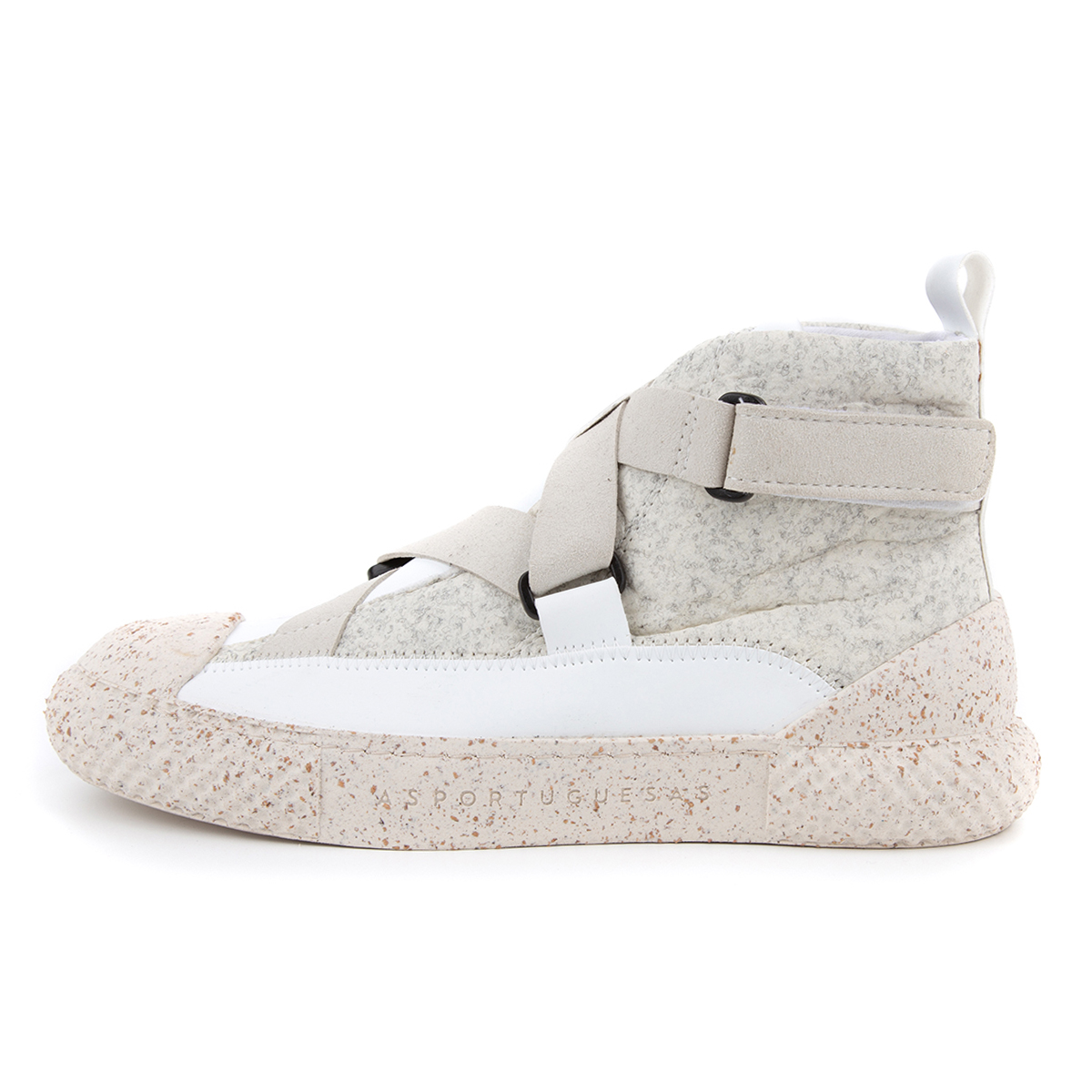 Белые кеды на застежках Velcro