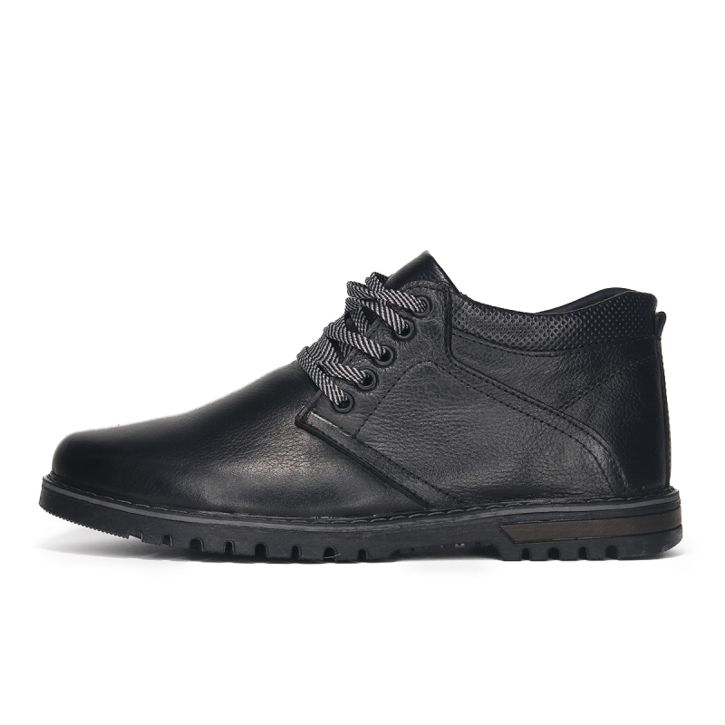 Черные мужские ботинки фото 1