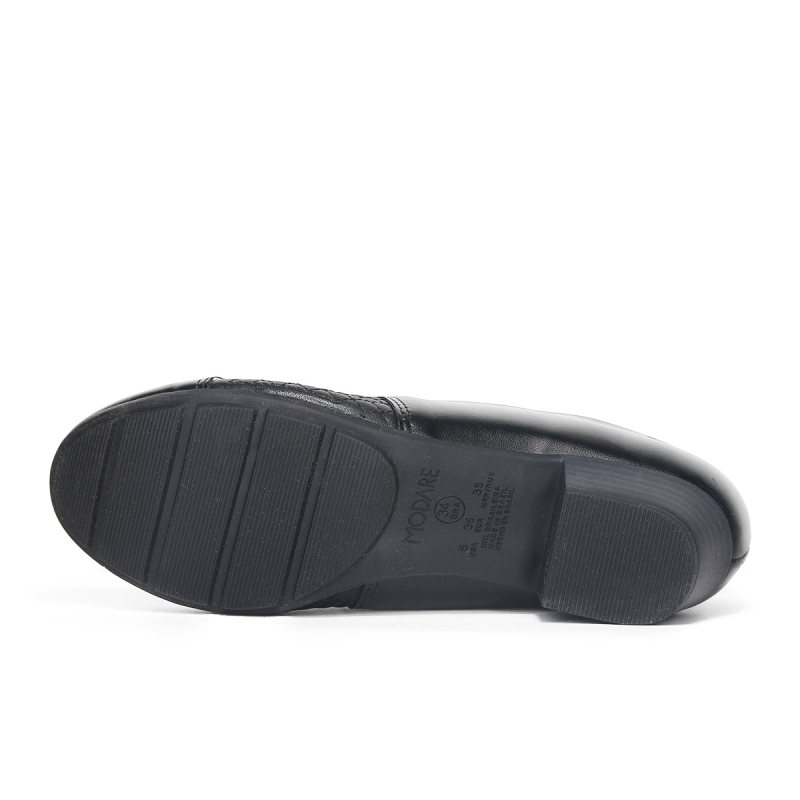 Черные туфли с эластичными вставкми фото 4