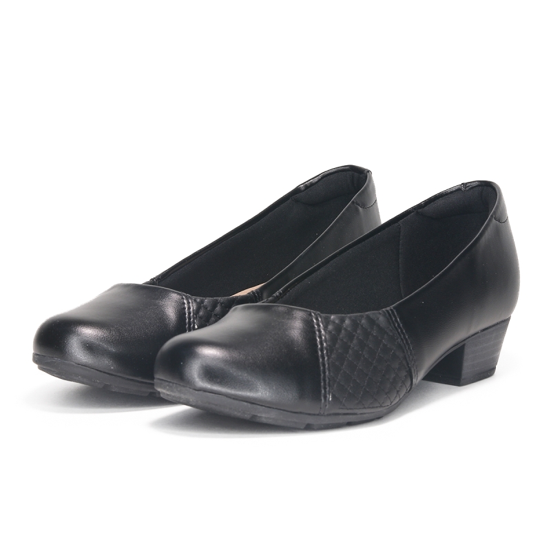 Черные туфли с эластичными вставкми фото 2