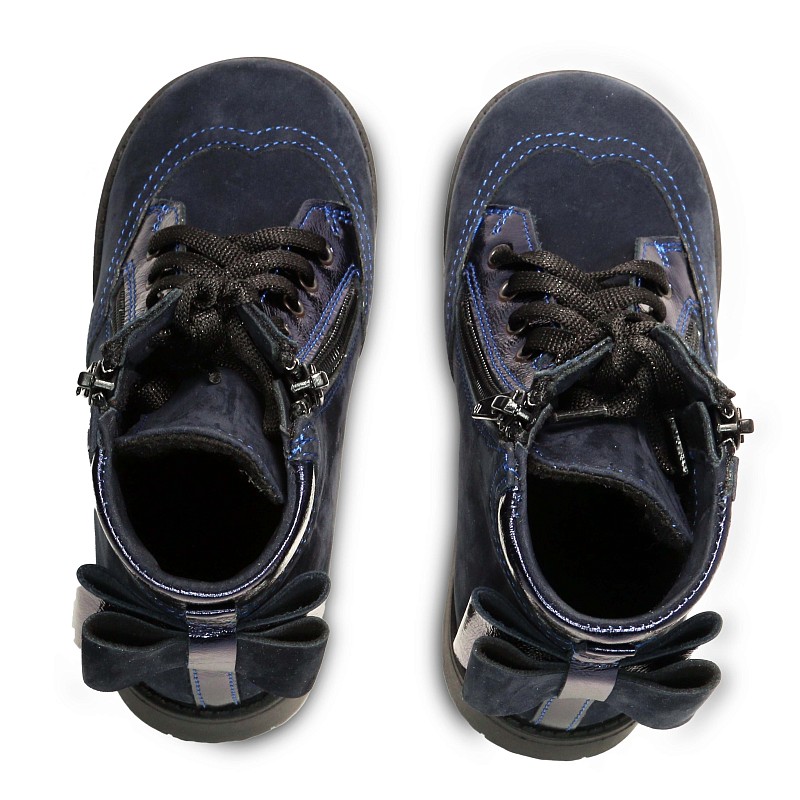Ортопедические ботинки для девочек с боковой молнией фото 3